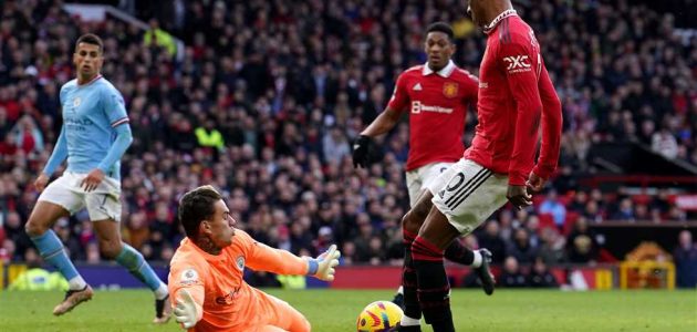 استراحة الدوري الإنجليزي – مانشستر يونايتد (0) – (0) مانشستر سيتي.. تعادل مستمر