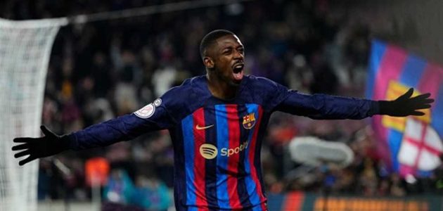 كأس إسبانيا – برشلونة أول المتأهلين لنصف النهائي بهدف ديمبيلي في سوسيداد
