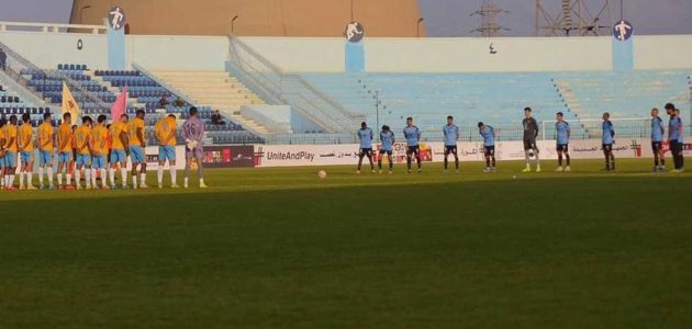 بعد الوقوف دقيقة حداد بين شوطي مباراة الإسماعيلي.. المحلة يشكر لجنة المسابقات